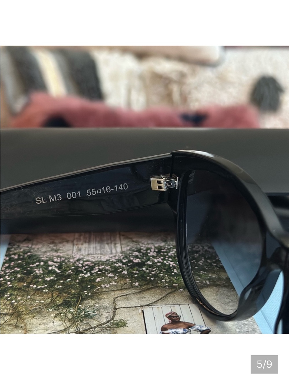ML3 SAINT LAURENT
SL M3 cat-eye sunglasses Yves Saint Laurent Glossy Black Logo - Picture 5 of 8